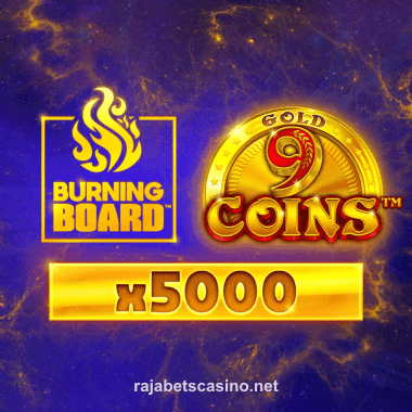 9 Coins Gold Burning Board Game
